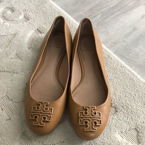 Tan Tory Burch Flats Women’s size 7